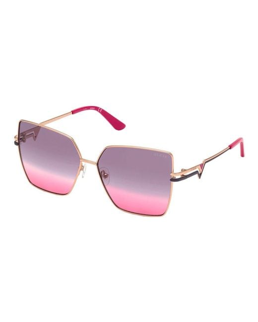 Guess Pink Ladies' Sunglasses Gu7733