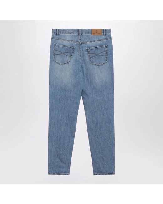 Brunello Cucinelli Jeans in het Blue voor heren