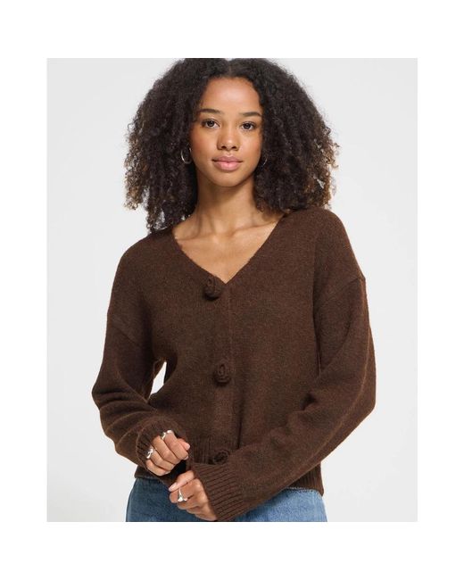 Cardigans di Ichi in Brown