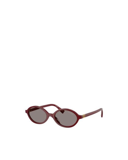 Miu Miu Red Sunglasses