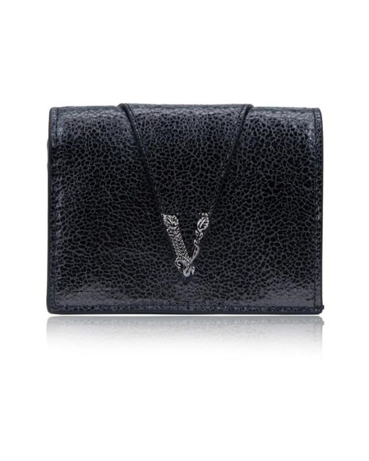 Versace Black Wallets & Cardholders