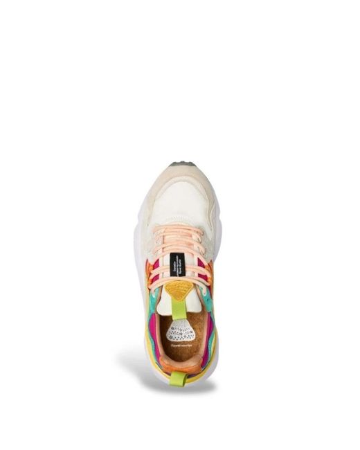 Flower Mountain White Sneakers