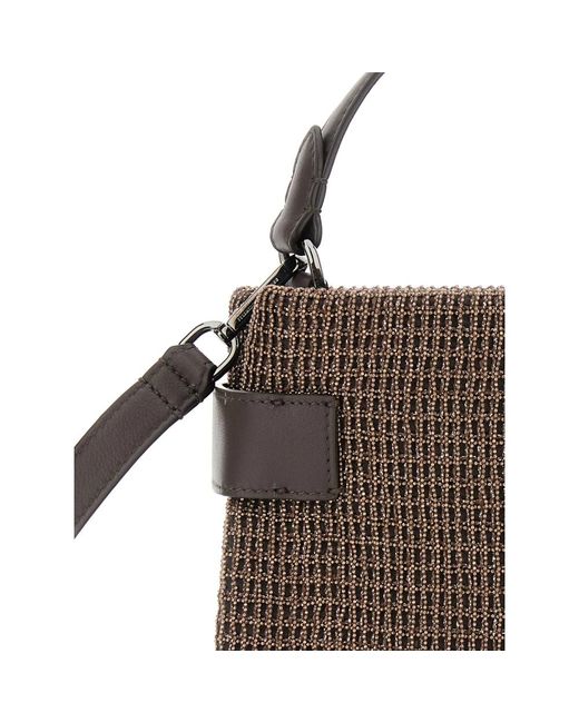 Brunello Cucinelli Brown Handbags