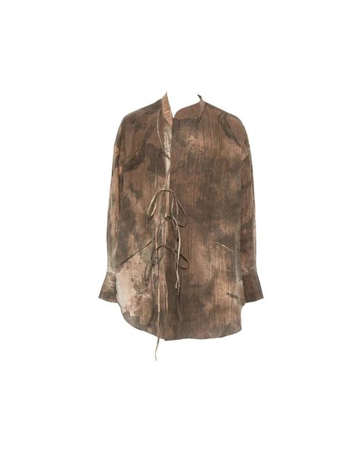 Ziggy Chen Brown Casual Shirts for men
