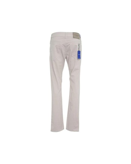 Jacob Cohen Slim Fit Bard Hose Mit Logo in Gray für Herren