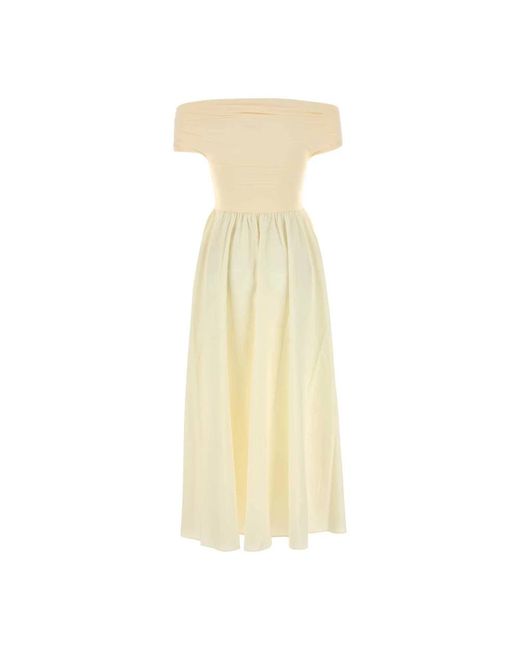 Amotea Yellow Maxi Dresses
