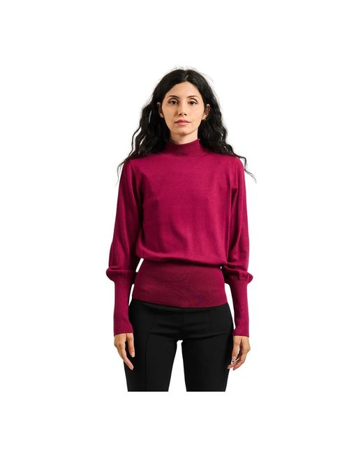 Silvian Heach Turtlenecks in het Red