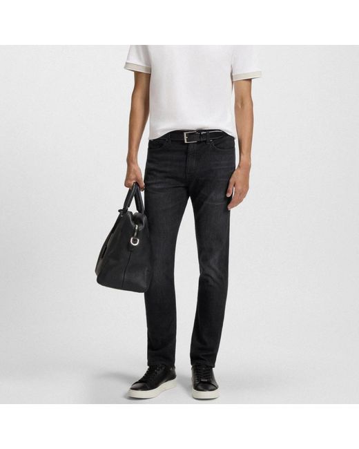 HUGO Blue Slim-Fit Jeans for men