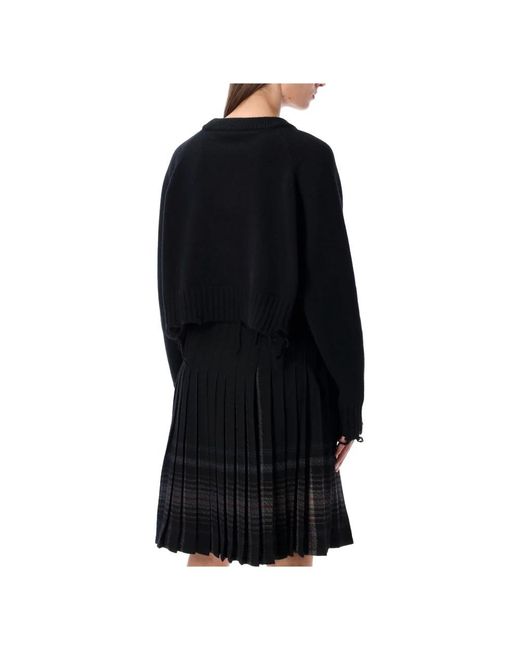 Low Classic Black Round-Neck Knitwear
