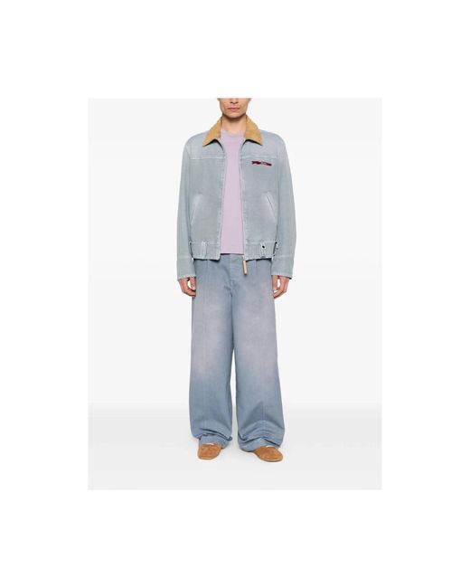 Marni Blue Loose-Fit Jeans for men