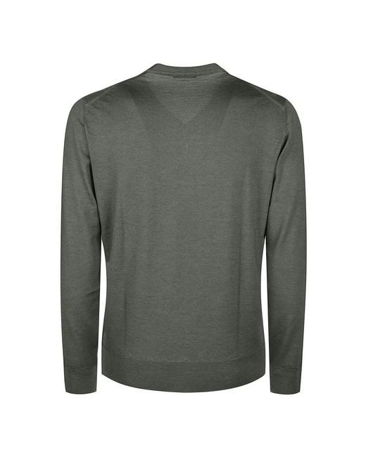 Drumohr Lässiger Strickpullover in Green für Herren