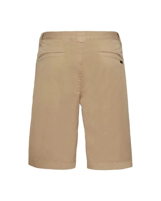 Woolrich Natural Casual Shorts for men