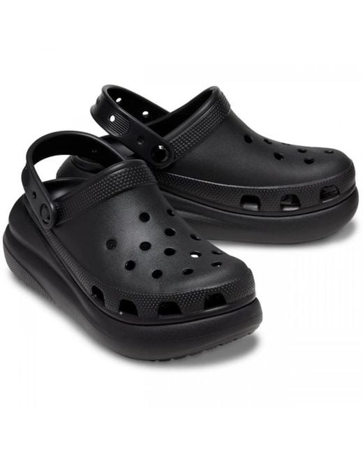 CROCSTM Schoenen ,Zwart ,Zwarte Plateauklomp Met Comfort Technologie in het Black
