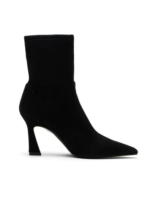 Stuart Weitzman Black Heeled Boots