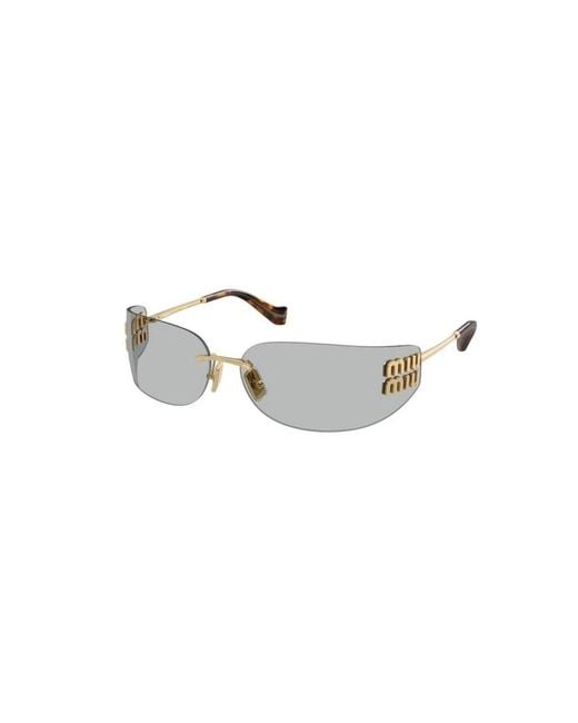 Miu Miu Metallic Sunglasses