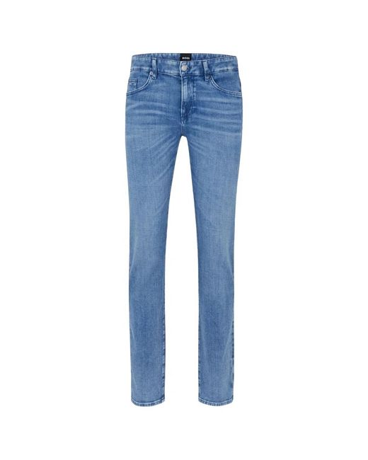 Jeans > slim-fit jeans Boss pour homme en coloris Blue