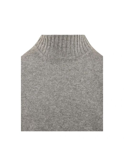 FILIPPO DE LAURENTIIS Gray Turtlenecks for men