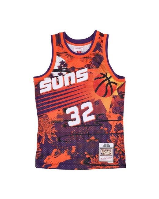Mitchell & Ness Fitness ,Veelkleurig ,Polyester Nba Swingman Jersey 5.0 Phoenix Suns in het Red voor heren