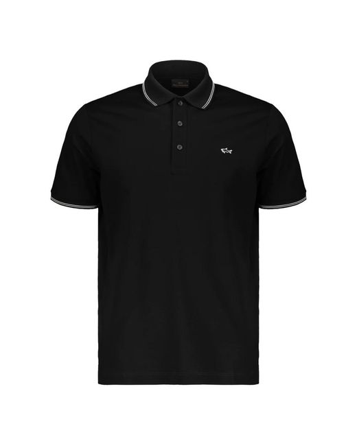 Paul & Shark Black Polo Shirts for men