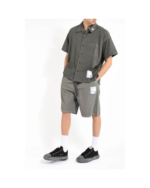 Maison Mihara Yasuhiro Gray Casual Shorts for men