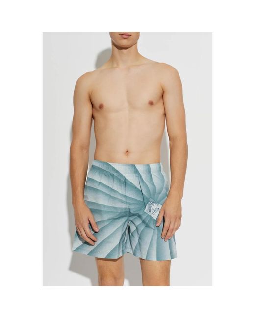 Beachwear Versace de hombre de color Blue