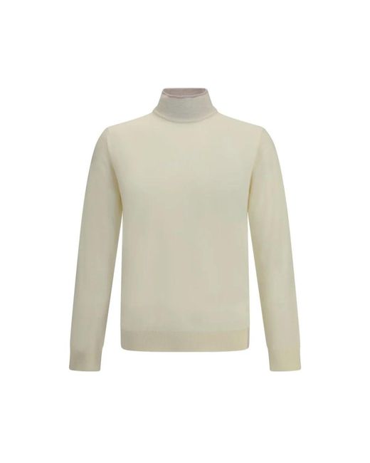 Turtlenecks di Cruna in White da Uomo