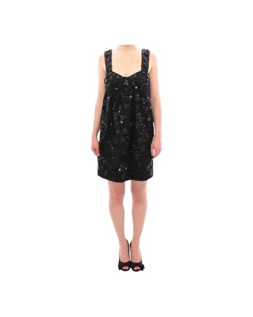 Dolce & Gabbana Black Short Dresses