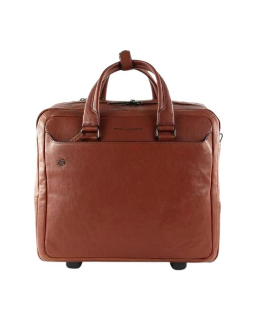 Piquadro Brown Cabin Bags for men