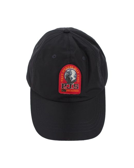 Parajumpers Graue patch cap in Black für Herren