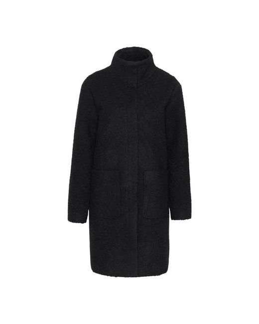 Saint Tropez Black Single-Breasted Coats