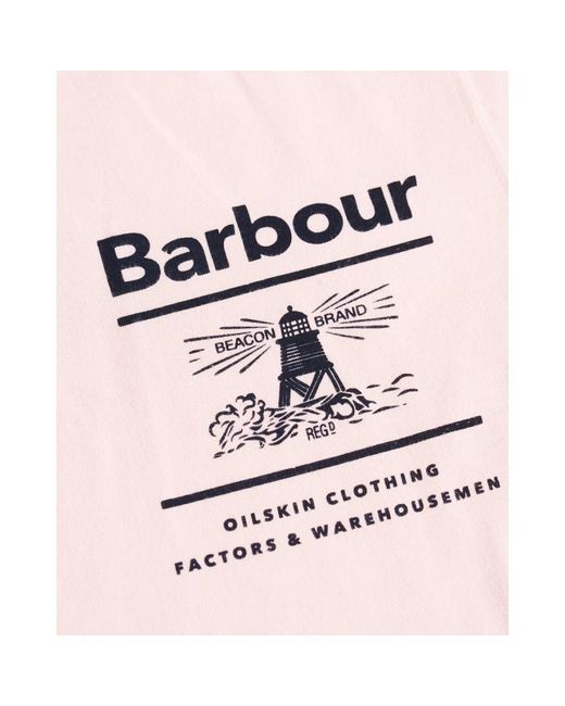 Barbour Pink T-Shirts for men
