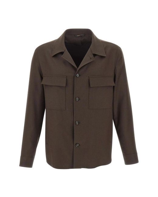 BRIGLIA John Jacket in het Brown voor heren
