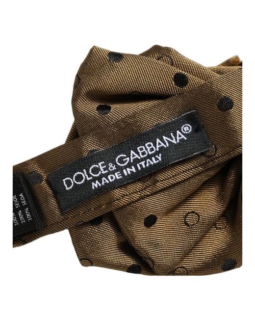 Dolce & Gabbana Metallic Bow Ties for men