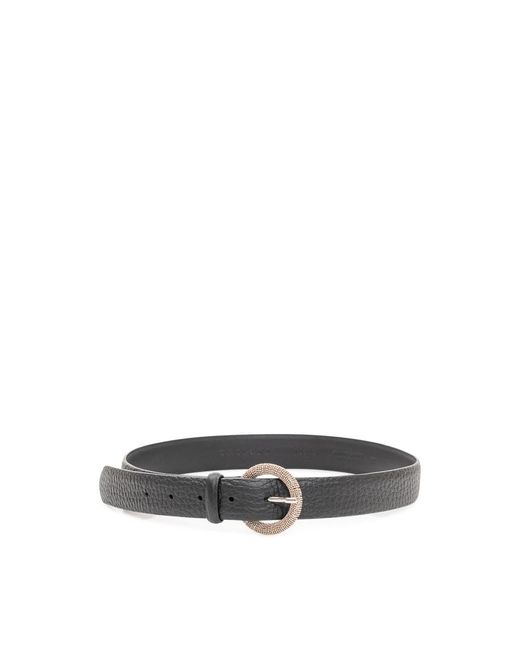 Orciani Gray Soft Classic Ledergürtel