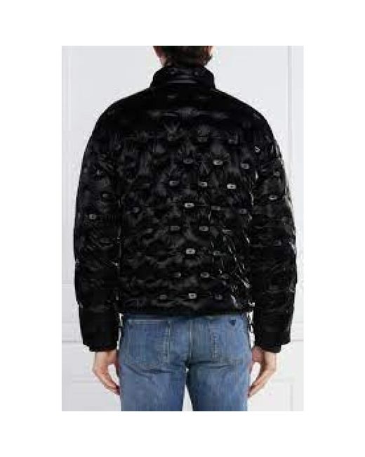 Emporio Armani Jacke mit reißverschluss und seitentaschen in Black für Herren