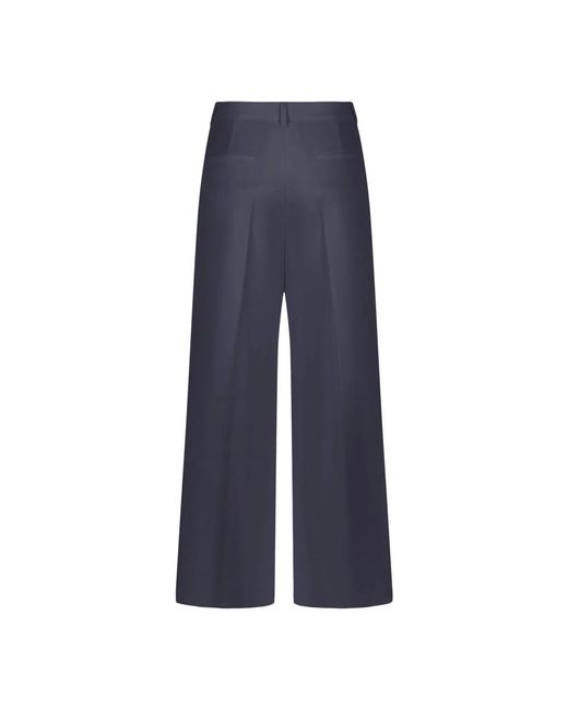 Seductive Wide Trousers in het Blue