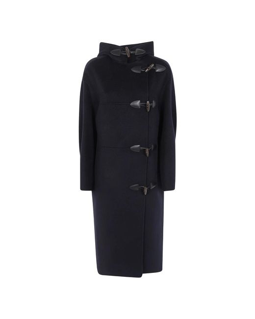 Single-Breasted Coats Rohe de color Black