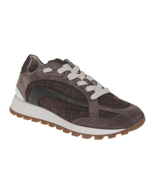Brunello Cucinelli Gray Sneakers
