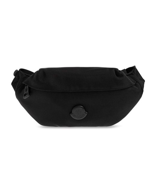 Moncler Black Bum Bags for men