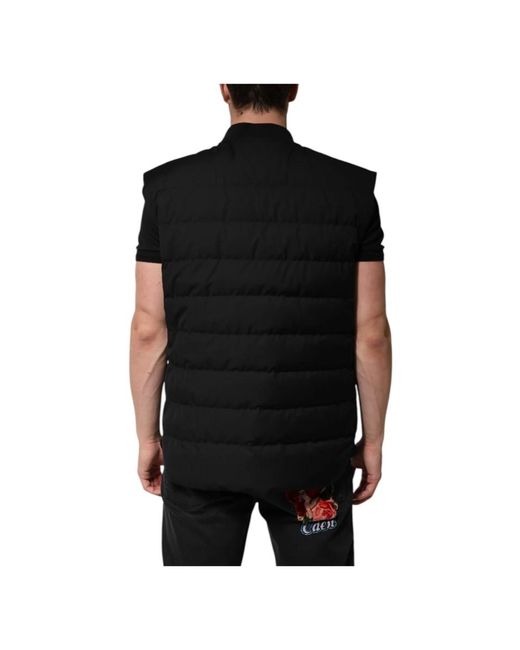 Dolce & Gabbana Black Waistcoats for men