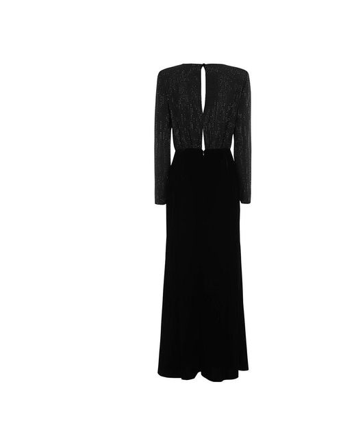 Maxi Dresses di Emporio Armani in Black