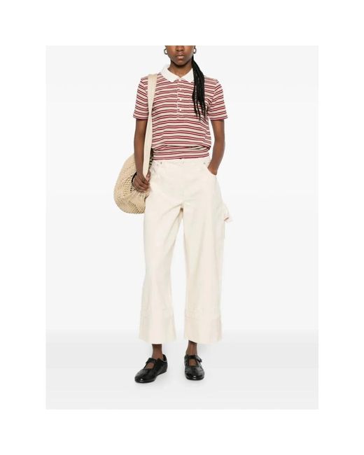 A.P.C. Red Polo Shirts