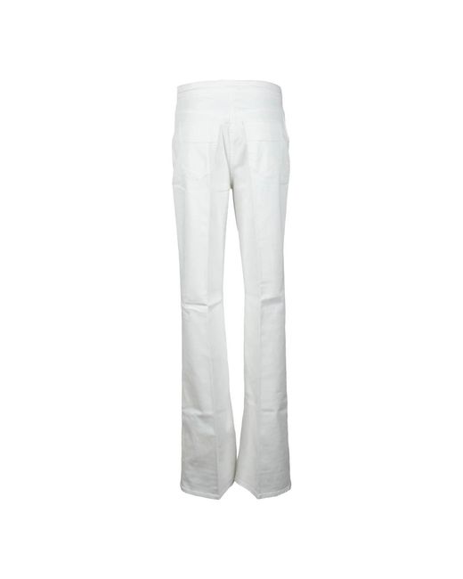 Flared Jeans di Elisabetta Franchi in White