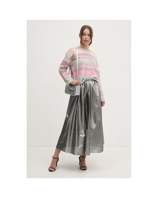 Ouí Multicolor Gemusterter Strickpullover