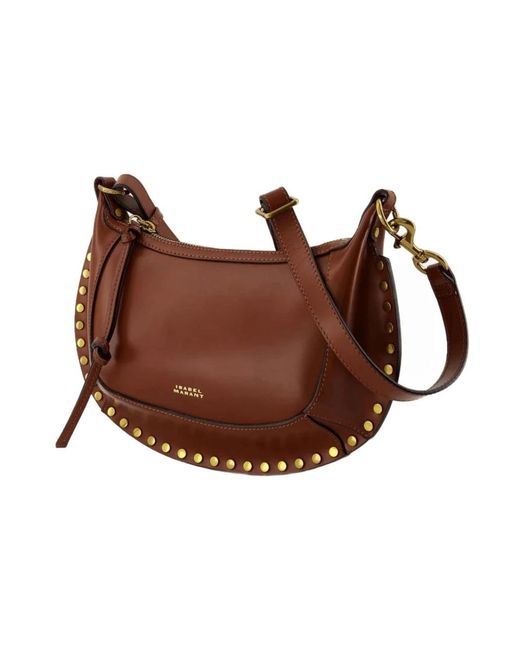 Isabel Marant Brown Oskan Moon-Ga Crossbody