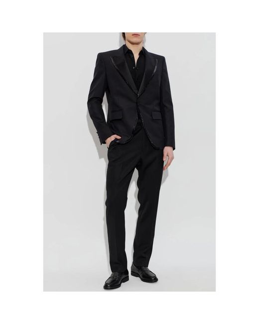 DSquared² Jassen ,Zwart ,Katoen Blazer Met Zakken in het Black voor heren