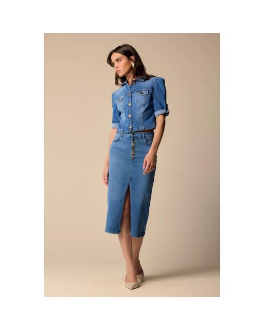 Kocca Denim Skirts in het Blue