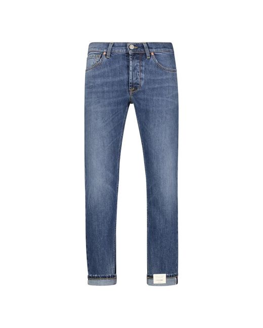 Tela Genova Klassische slim fit selvedge denim jeans in Blue für Herren