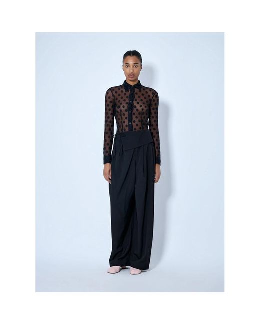 Dries Van Noten Black Blouses
