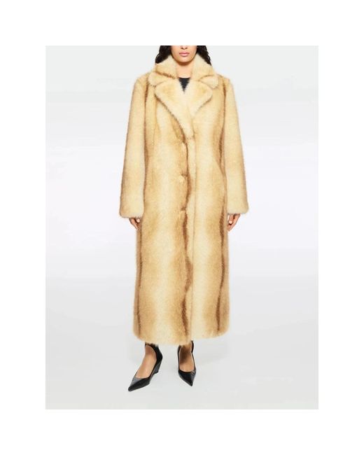 Single-Breasted Coats Stand Studio de color Natural